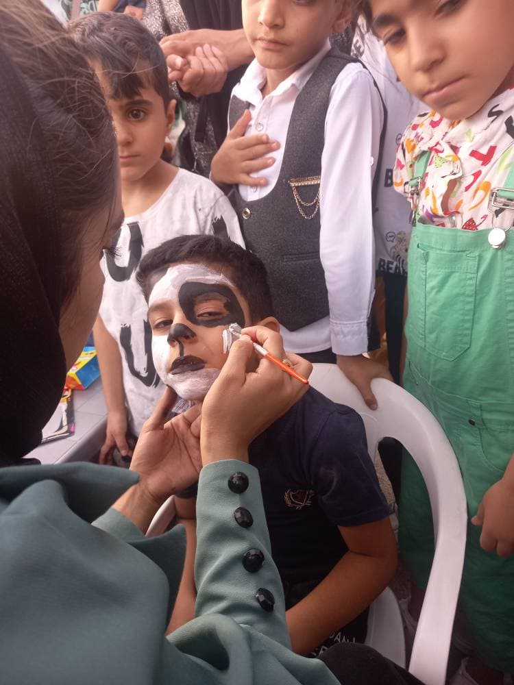 برگزاری غرفه ی گریم در پارک